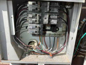 Main panel with cover off